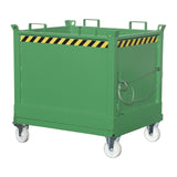 BAUER Südlohn Klappbodenbehälter Typ FB 1000 RAL 6011 Resedagrün - Art.-Nr. 4417-33-6000-4