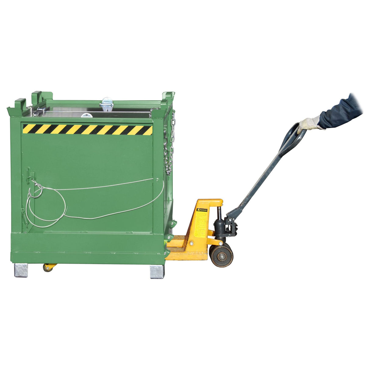 BAUER Südlohn Klappbodenbehälter Typ FB 1000 RAL 6011 Resedagrün - Art.-Nr. 4417-33-6000-4