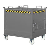 BAUER Südlohn Klappbodenbehälter Typ FB 1000 RAL 7005 Mausgrau - Art.-Nr. 4417-33-6000-5