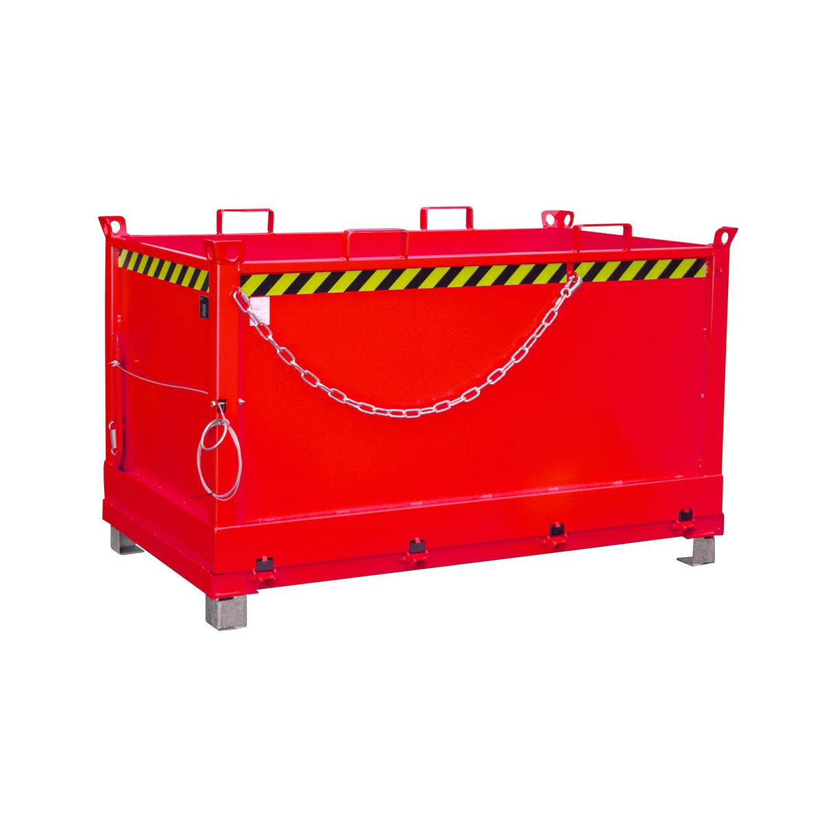 BAUER Südlohn Klappbodenbehälter Typ FB 1500 RAL 3000 Feuerrot - Art.-Nr. 4417-37-6000-2