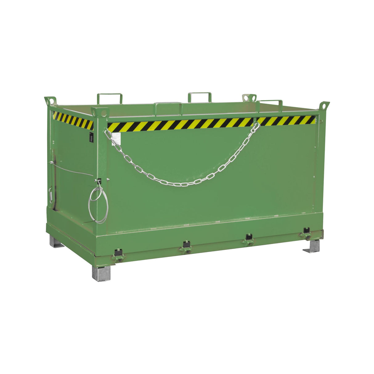 BAUER Südlohn Klappbodenbehälter Typ FB 1500 RAL 6011 Resedagrün - Art.-Nr. 4417-37-6000-4