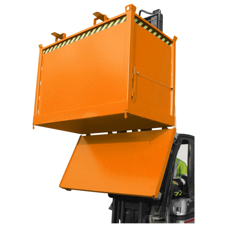 BAUER Südlohn Klappbodenbehälter Typ FB 2000 RAL 2000 Gelborange - Art.-Nr. 4417-41-6000-1