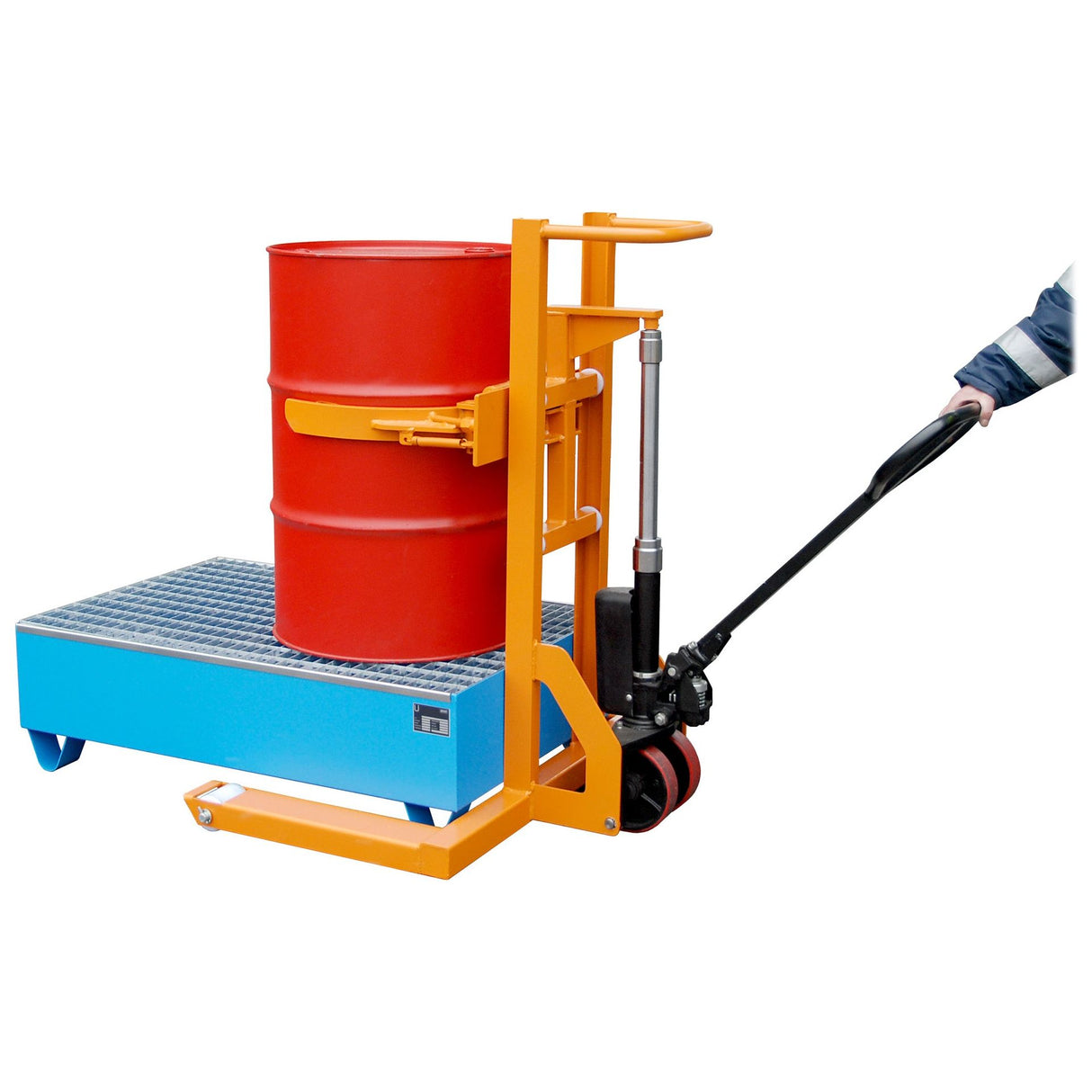 BAUER Südlohn Fassheberoller Typ FHR 600 K RAL 2000 Gelborange - Art.-Nr. 4419-08-0000-1