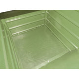 BAUER Südlohn Späne-Stapelkipper Typ BSL 55 RAL 6011 Resedagrün - Art.-Nr. 4420-16-0000-4