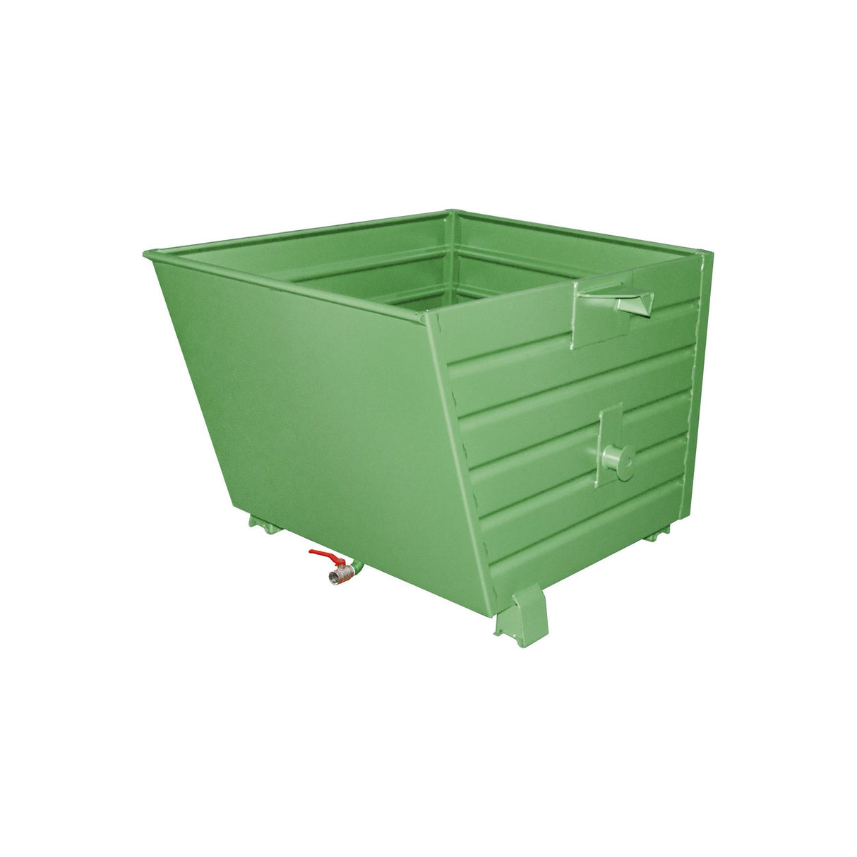 BAUER Südlohn Späne-Stapelkipper Typ BSL 90 RAL 6011 Resedagrün - Art.-Nr. 4420-18-0000-4