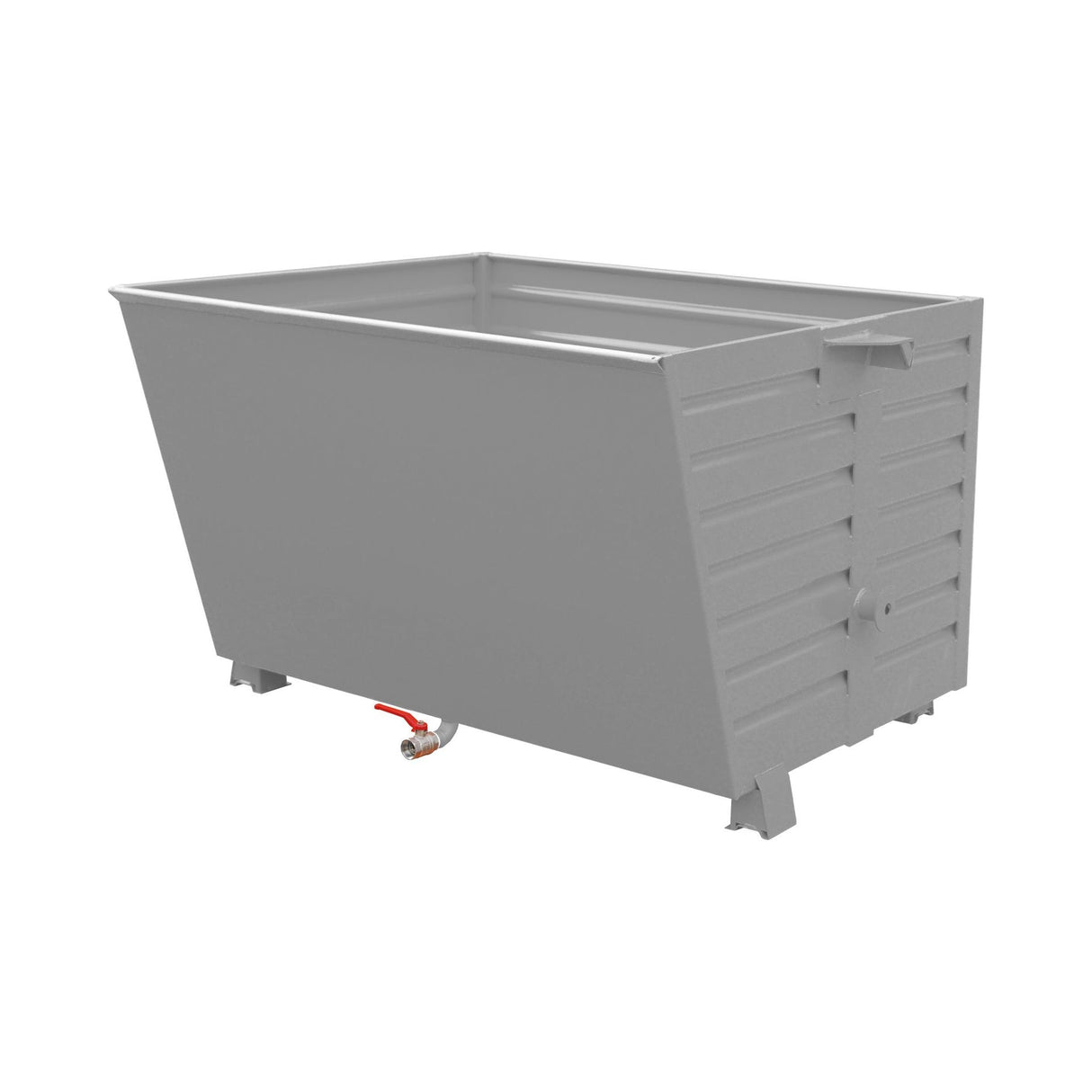 BAUER Südlohn Späne-Stapelkipper Typ BSL 150 RAL 7005 Mausgrau - Art.-Nr. 4420-19-0000-5