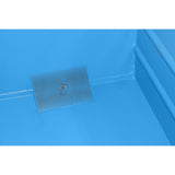 BAUER Südlohn Späne-Stapelkipper Typ BSS 55 RAL 5012 Lichtblau - Art.-Nr. 4420-62-0000-3