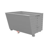 BAUER Südlohn Späne-Stapelkipper Typ BSS 150 RAL 7005 Mausgrau - Art.-Nr. 4420-65-0000-5