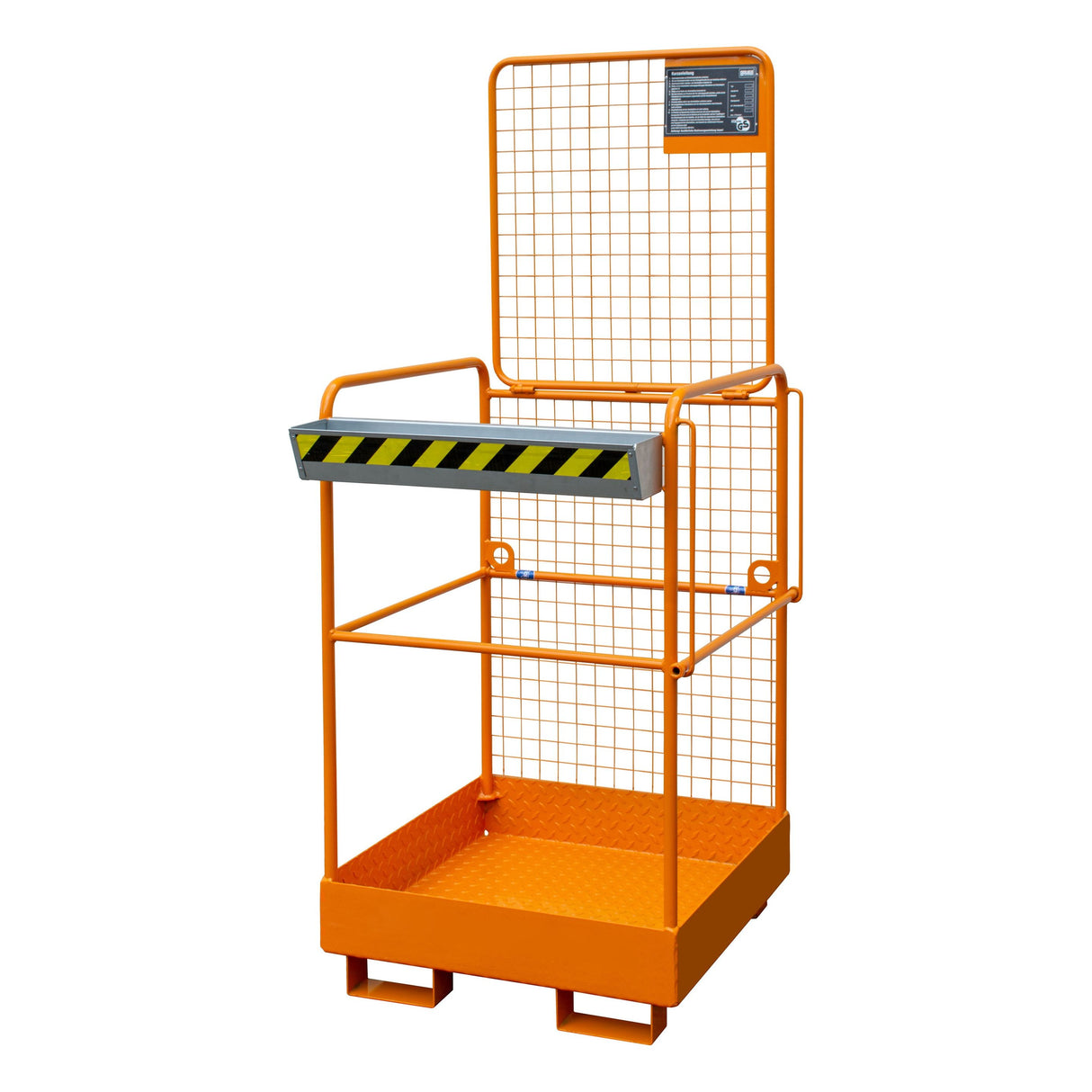 BAUER Südlohn Sicherheitskorb Typ SIKO-M RAL 2000 Gelborange - Art.-Nr. 4427-36-0000-1