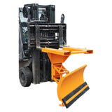 BAUER Südlohn Schneepflug Typ SCH-P-G 150 RAL 2000 Gelborange - Art.-Nr. 4428-41-0000-1