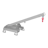 BAUER Südlohn Lastarm Typ LAT 25-1,0 RAL 7005 Mausgrau - Art.-Nr. 4430-14-0000-5