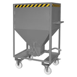 BAUER Südlohn Silobehälter Typ SRE 600 RAL 7005 Mausgrau - Art.-Nr. 4437-04-0000-5