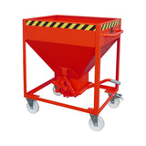 BAUER Südlohn Silobehälter Typ SR 375 RAL 3000 Feuerrot - Art.-Nr. 4437-05-0000-2