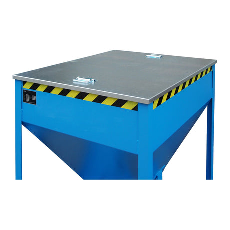 BAUER Südlohn Silobehälter Typ SR 375 RAL 5012 Lichtblau - Art.-Nr. 4437-05-0000-3