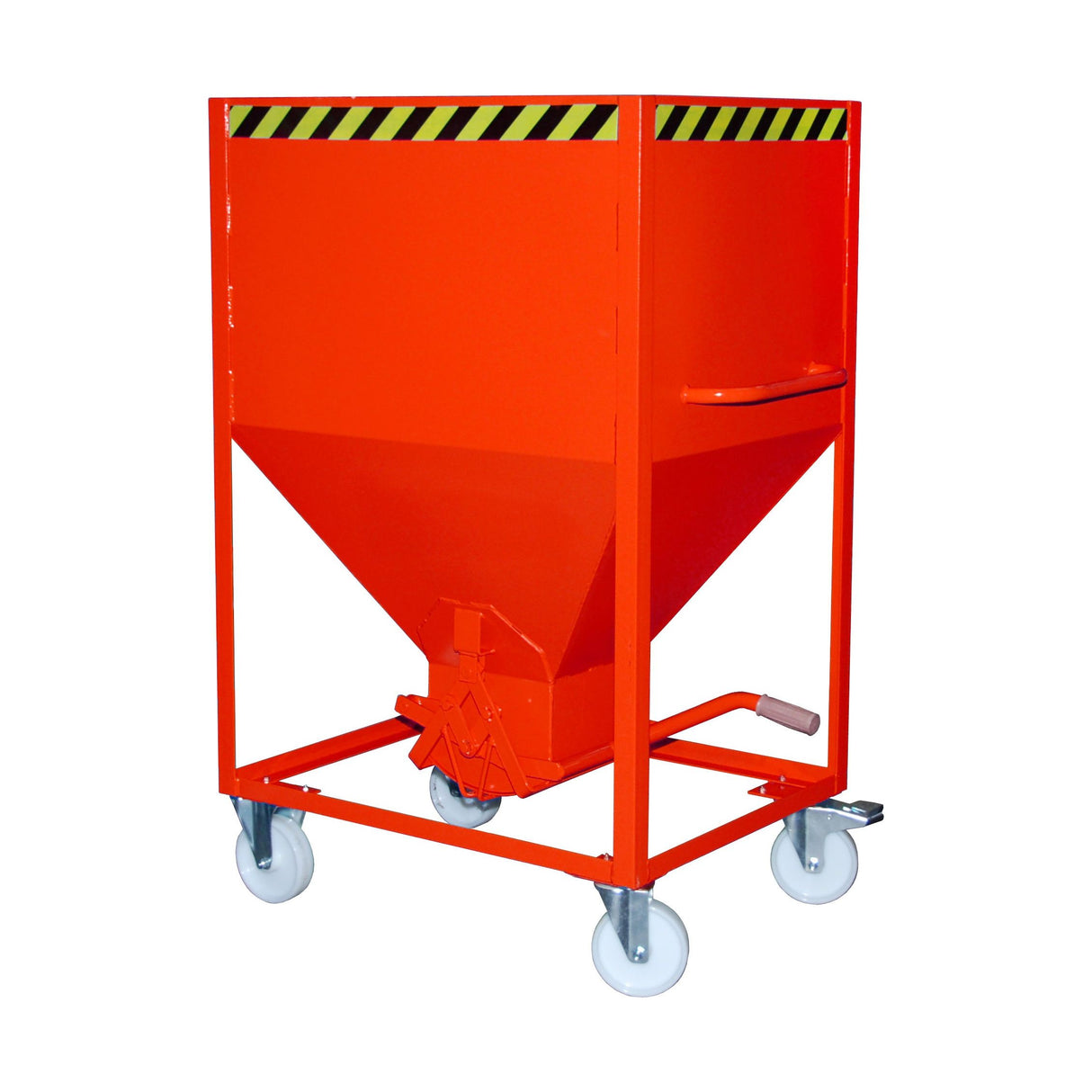 BAUER Südlohn Silobehälter Typ SR 600 RAL 3000 Feuerrot - Art.-Nr. 4437-06-0000-2