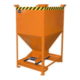 BAUER Südlohn Silobehälter Typ SG-D 600 RAL 2000 Gelborange - Art.-Nr. 4437-08-0000-1