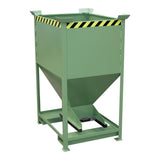 BAUER Südlohn Silobehälter Typ SG-D 600 RAL 6011 Resedagrün - Art.-Nr. 4437-08-0000-4