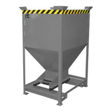 BAUER Südlohn Silobehälter Typ SG-D 600 RAL 7005 Mausgrau - Art.-Nr. 4437-08-0000-5