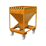 BAUER Südlohn Silobehälter Typ SRE-D 375 RAL 2000 Gelborange - Art.-Nr. 4437-09-0000-1