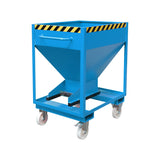 BAUER Südlohn Silobehälter Typ SRE-D 375 RAL 5012 Lichtblau - Art.-Nr. 4437-09-0000-3