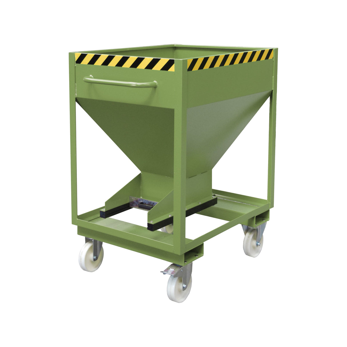 BAUER Südlohn Silobehälter Typ SRE-D 375 RAL 6011 Resedagrün - Art.-Nr. 4437-09-0000-4