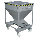 BAUER Südlohn Silobehälter Typ SRE-D 375 RAL 7005 Mausgrau - Art.-Nr. 4437-09-0000-5