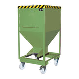 BAUER Südlohn Silobehälter Typ SRE-D 600 RAL 6011 Resedagrün - Art.-Nr. 4437-10-0000-4