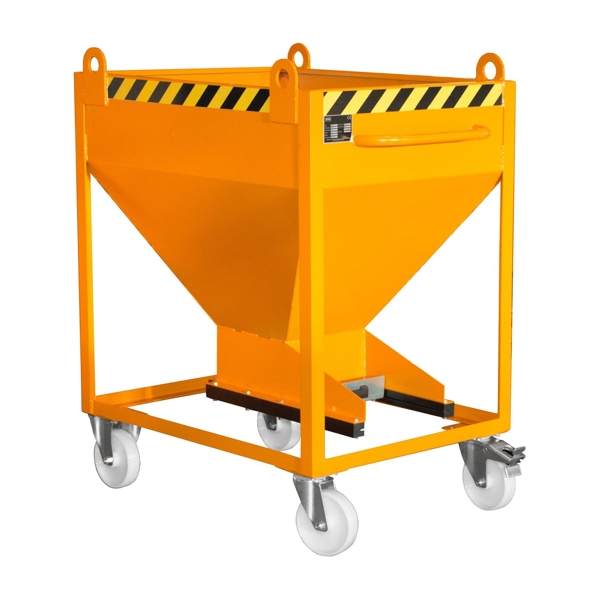 BAUER Südlohn Silobehälter Typ SR-D 375 RAL 2000 Gelborange - Art.-Nr. 4437-11-0000-1