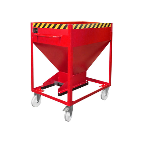 BAUER Südlohn Silobehälter Typ SR-D 375 RAL 3000 Feuerrot - Art.-Nr. 4437-11-0000-2