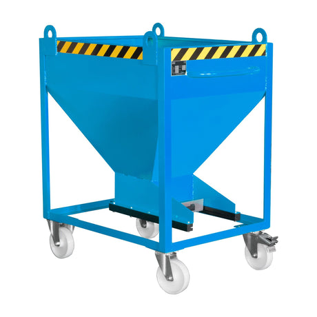 BAUER Südlohn Silobehälter Typ SR-D 375 RAL 5012 Lichtblau - Art.-Nr. 4437-11-0000-3