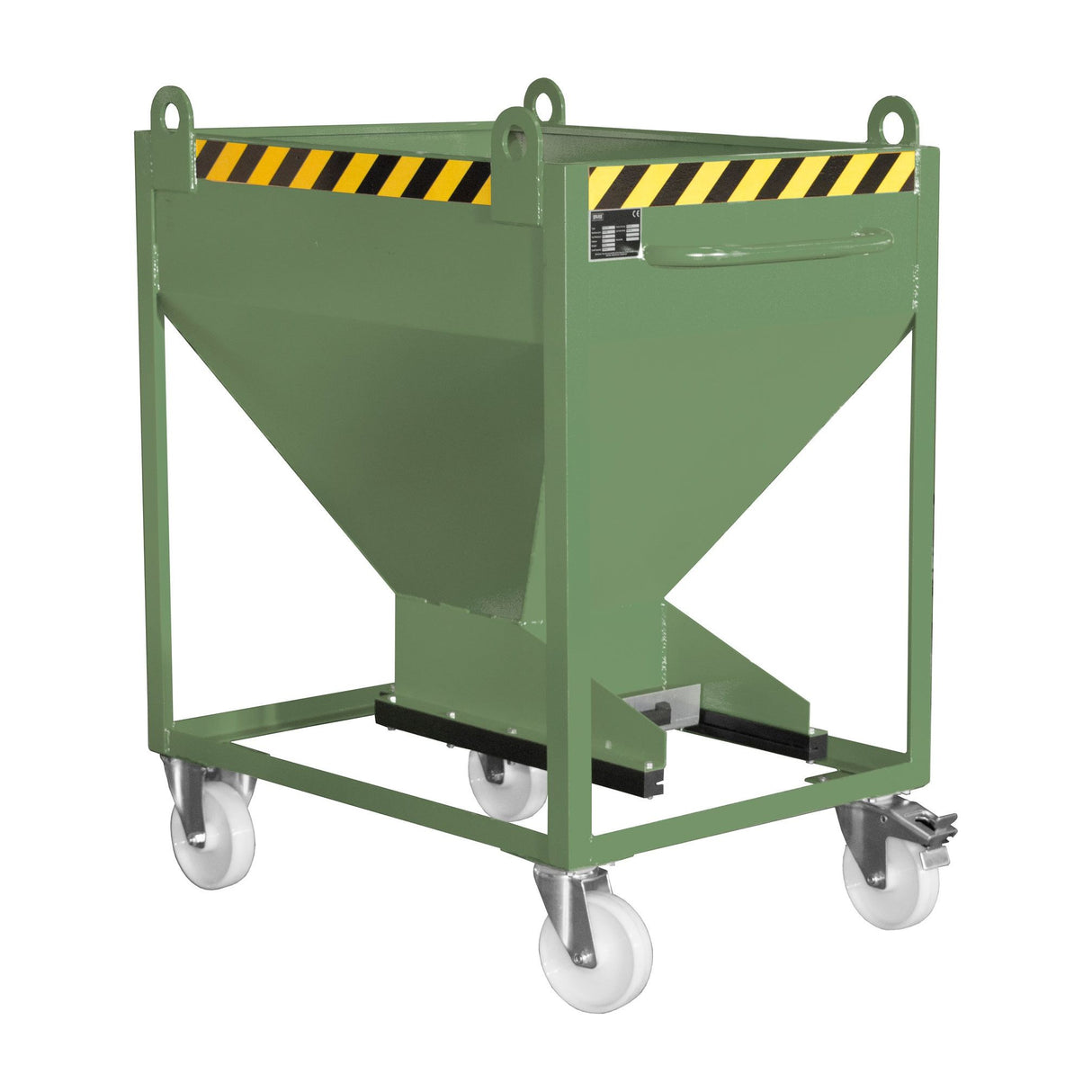 BAUER Südlohn Silobehälter Typ SR-D 375 RAL 6011 Resedagrün - Art.-Nr. 4437-11-0000-4