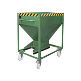 BAUER Südlohn Silobehälter Typ SR-D 375 RAL 6011 Resedagrün - Art.-Nr. 4437-11-0000-4