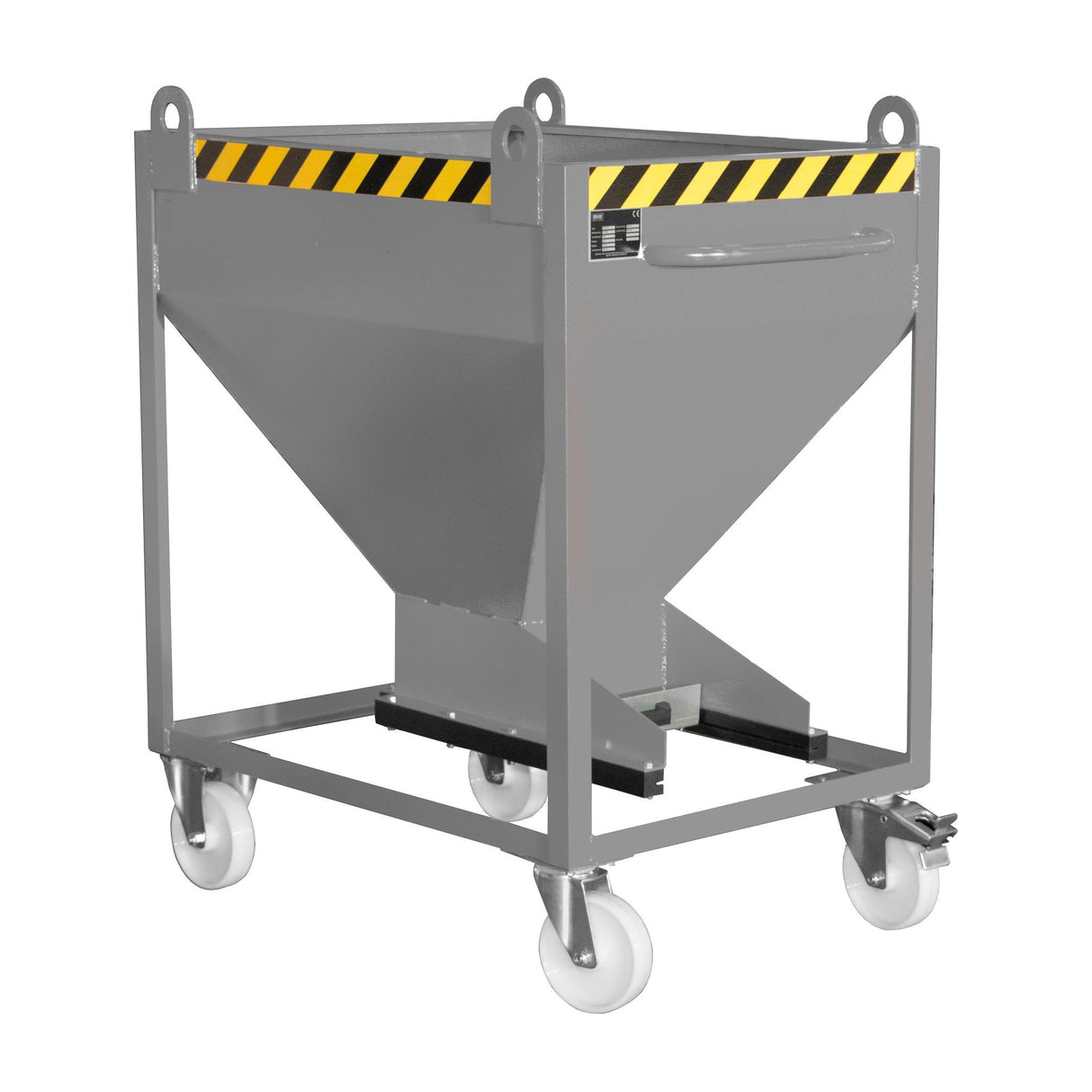 BAUER Südlohn Silobehälter Typ SR-D 375 RAL 7005 Mausgrau - Art.-Nr. 4437-11-0000-5