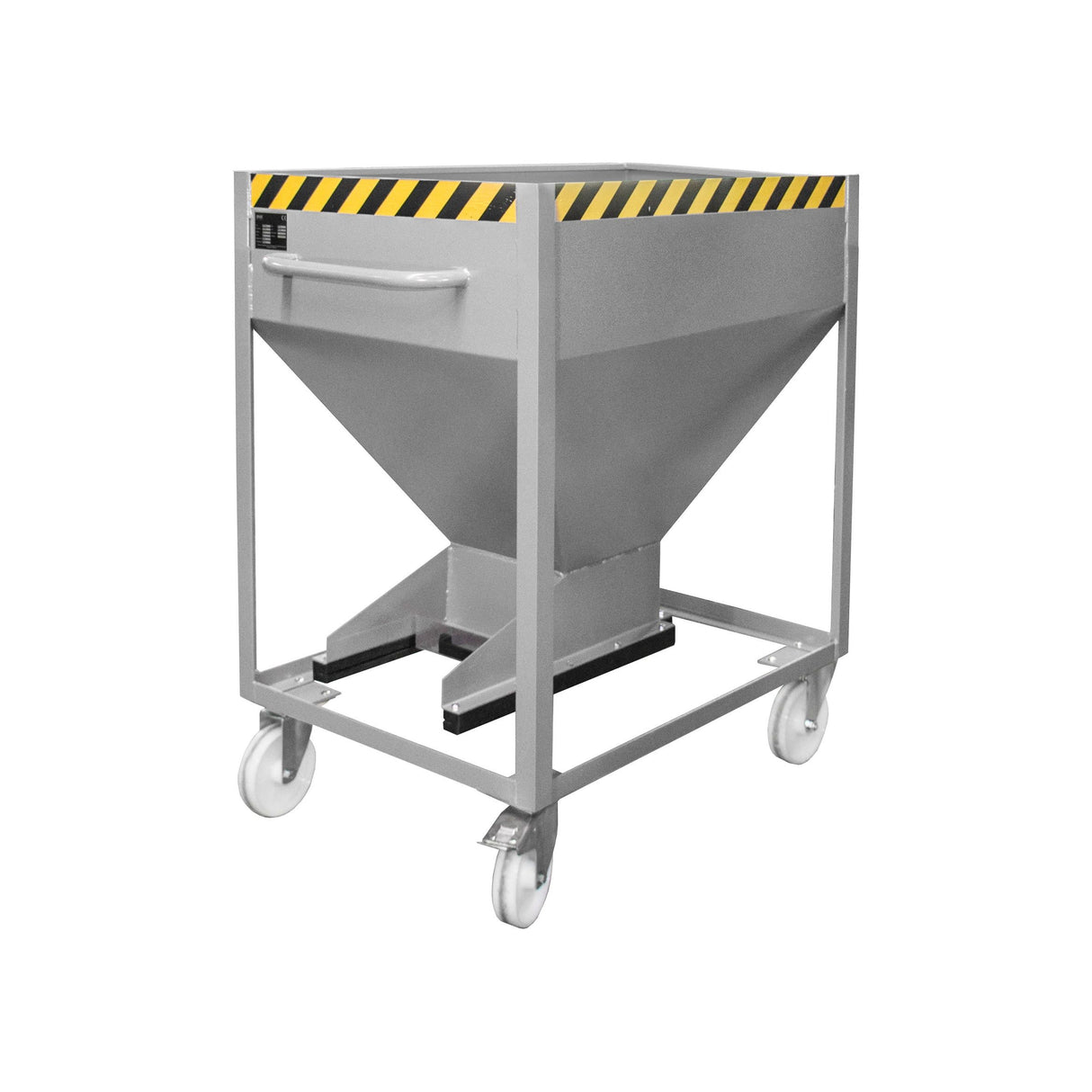 BAUER Südlohn Silobehälter Typ SR-D 375 RAL 7005 Mausgrau - Art.-Nr. 4437-11-0000-5