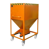 BAUER Südlohn Silobehälter Typ SR-D 600 RAL 2000 Gelborange - Art.-Nr. 4437-12-0000-1