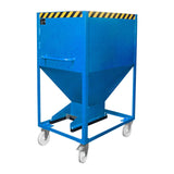 BAUER Südlohn Silobehälter Typ SR-D 600 RAL 5012 Lichtblau - Art.-Nr. 4437-12-0000-3