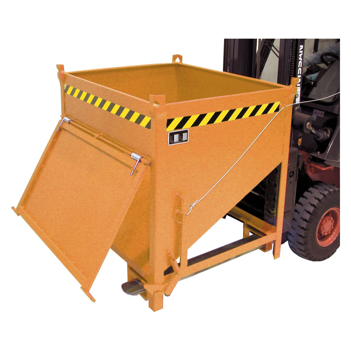 BAUER Südlohn Silobehälter Typ SGK 75 RAL 2000 Gelborange - Art.-Nr. 4437-14-0000-1