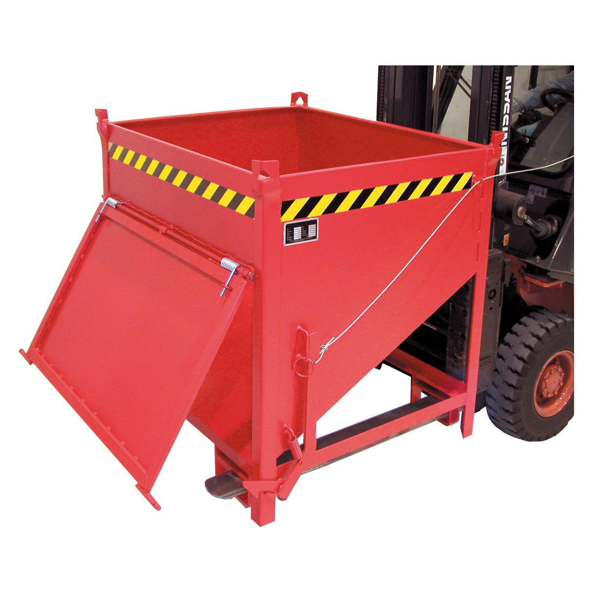 BAUER Südlohn Silobehälter Typ SGK 75 RAL 3000 Feuerrot - Art.-Nr. 4437-14-0000-2