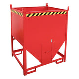 BAUER Südlohn Silobehälter Typ SGS 100 RAL 3000 Feuerrot - Art.-Nr. 4437-18-0000-2