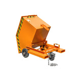 BAUER Südlohn Späne-Kastenwagen Typ SKW-ET 250 RAL 2000 Gelborange - Art.-Nr. 4438-40-0000-1