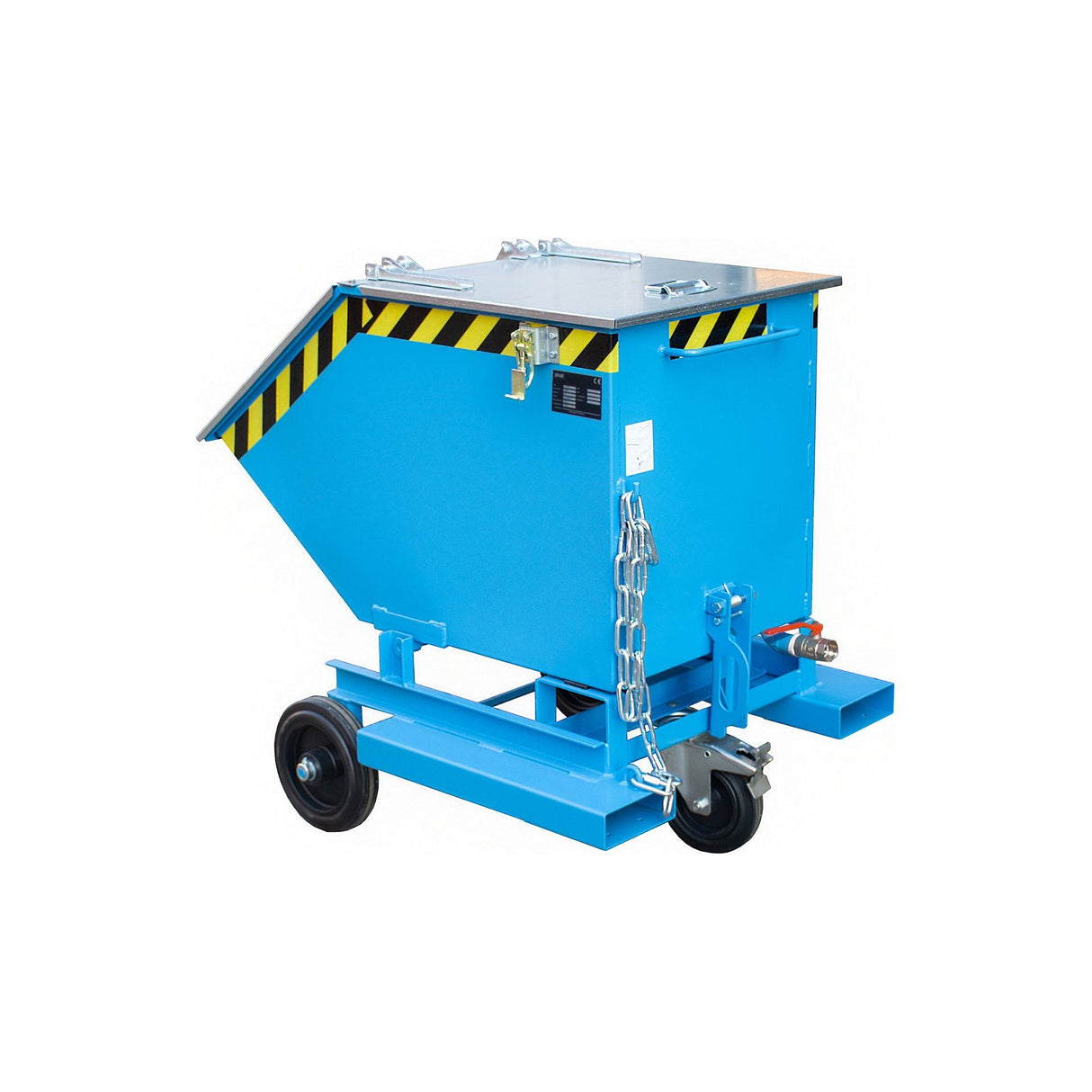 BAUER Südlohn Späne-Kastenwagen Typ SKW-ET 250 RAL 5012 Lichtblau - Art.-Nr. 4438-40-0000-3