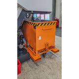 BAUER Südlohn Späne-Kastenwagen Typ SKW-ET 400 RAL 2000 Gelborange - Art.-Nr. 4438-41-0000-1