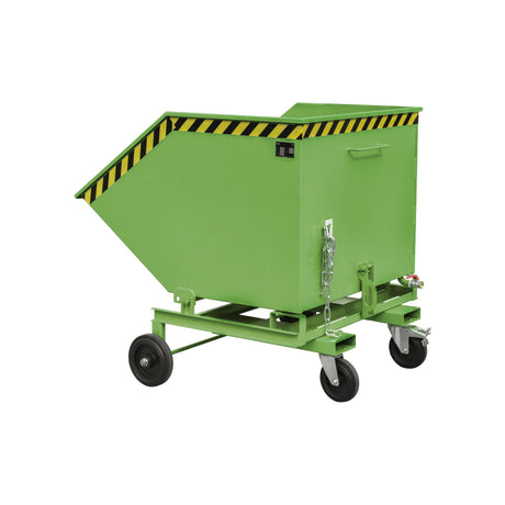 BAUER Südlohn Späne-Kastenwagen Typ SKW-ET 1000 RAL 6011 Resedagrün - Art.-Nr. 4438-43-0000-4