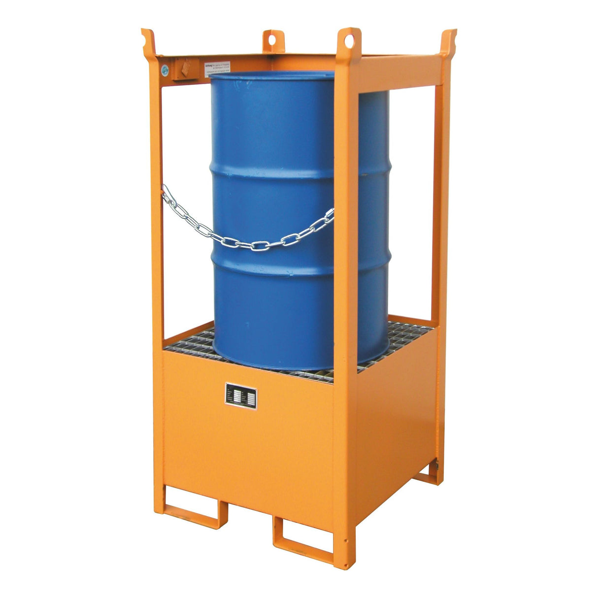 BAUER Südlohn Fass-Stapelpalette Typ FSP-1 RAL 2000 Gelborange - Art.-Nr. 4442-03-0000-1