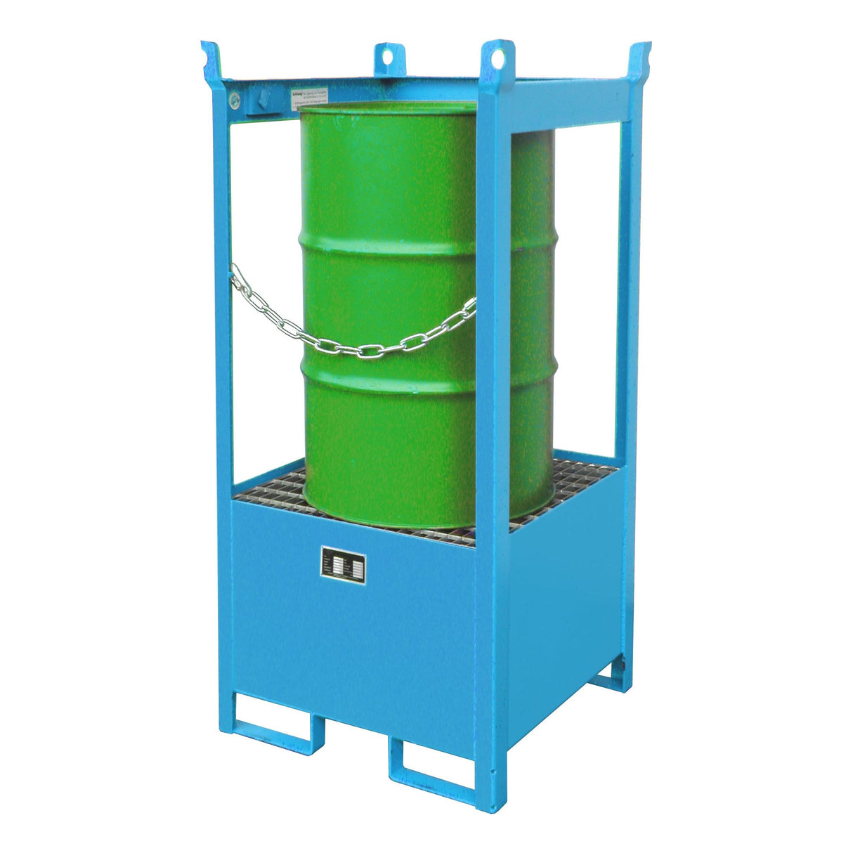 BAUER Südlohn Fass-Stapelpalette Typ FSP-1 RAL 5012 Lichtblau - Art.-Nr. 4442-03-0000-3