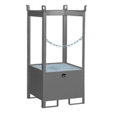 BAUER Südlohn Fass-Stapelpalette Typ FSP-1 RAL 7005 Mausgrau - Art.-Nr. 4442-03-0000-5