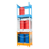 BAUER Südlohn Fass-Stapelpalette Typ FSP-2 RAL 5012 Lichtblau - Art.-Nr. 4442-04-0000-3