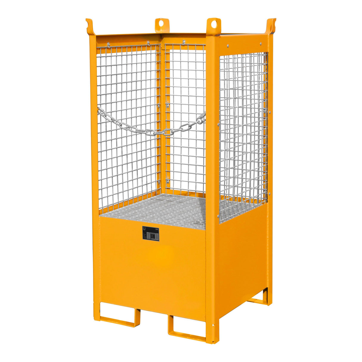 BAUER Südlohn Fass-Stapelpalette Typ FSP-1 D RAL 2000 Gelborange - Art.-Nr. 4442-06-0000-1