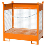 BAUER Südlohn Fass-Stapelpalette Typ FSP-2 D RAL 2000 Gelborange - Art.-Nr. 4442-07-0000-1