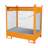 BAUER Südlohn Fass-Stapelpalette Typ FSP-2 D RAL 2000 Gelborange - Art.-Nr. 4442-07-0000-1